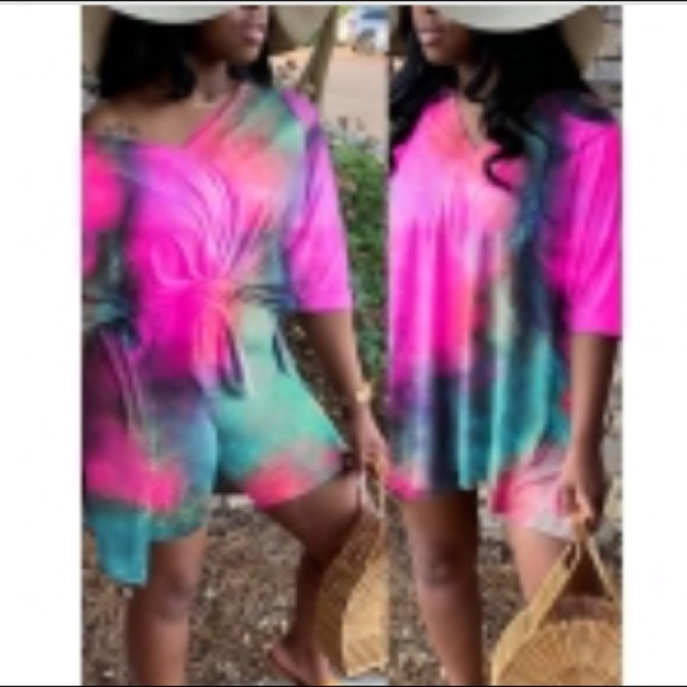 Tie Dye Short Set